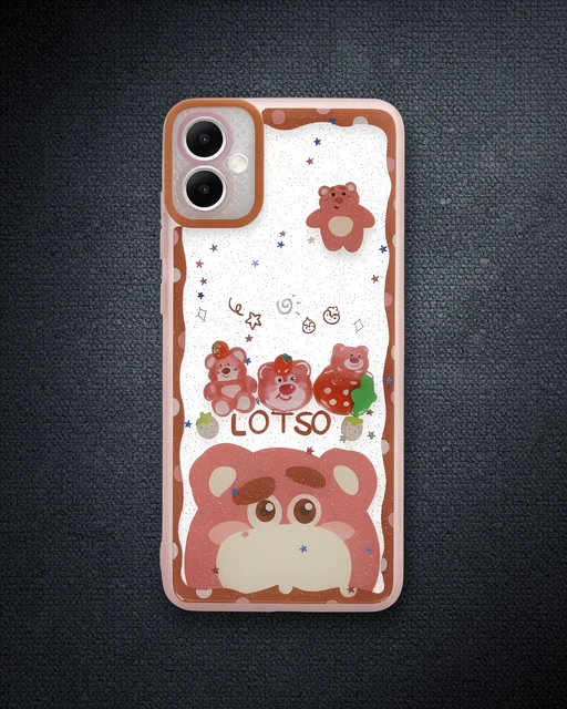 Samsung Galaxy A05 Kılıf Sweet Desenli Silikon Kapak - Pembe