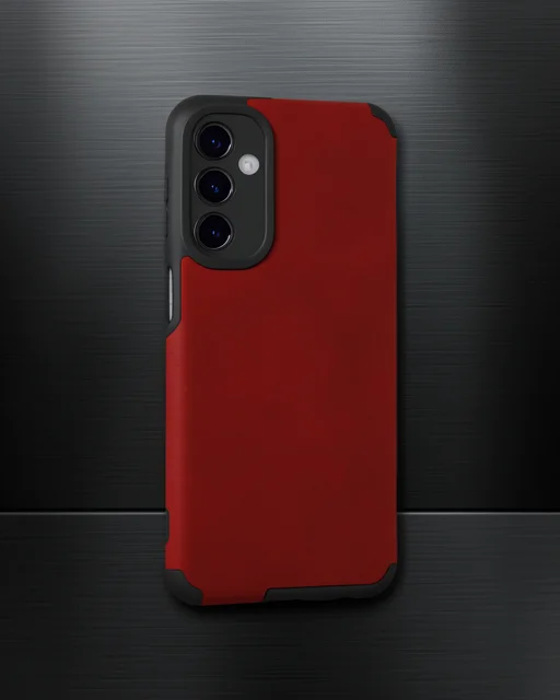 Samsung Galaxy M34 5g Kılıf Loop Deri Silikon - Kırmızı