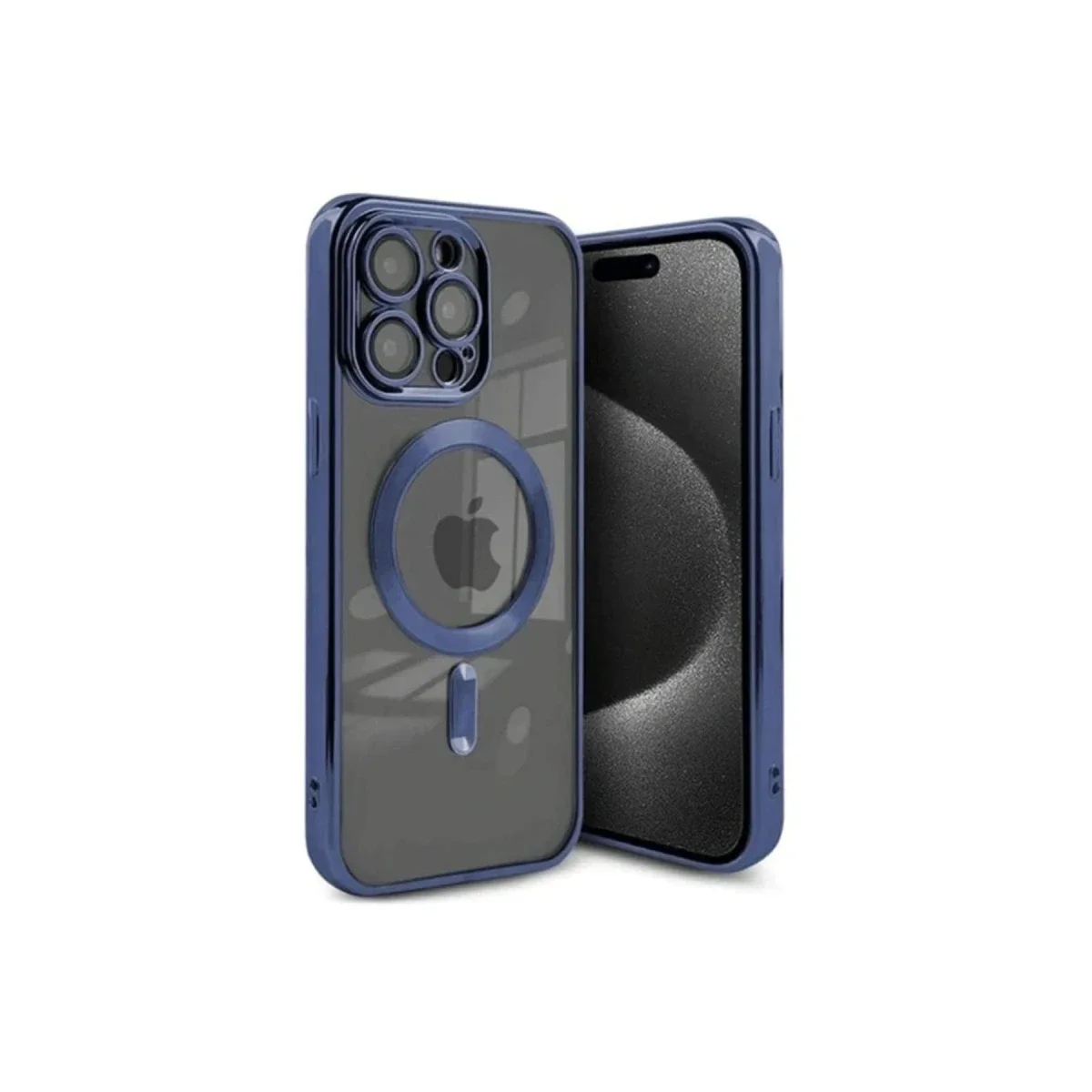 Apple iPhone 15 Pro Kılıf Kross Magneticsafe Kapak - Lacivert