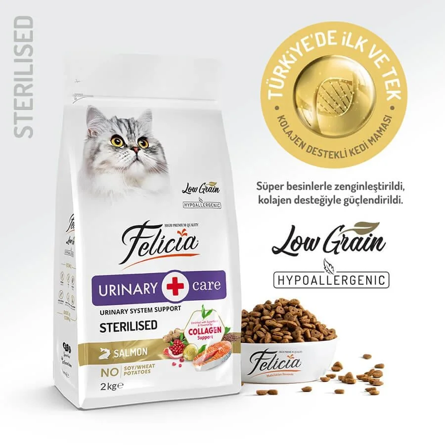 Somonlu az tahıllı yetişkin kısır kedi maması 2kg