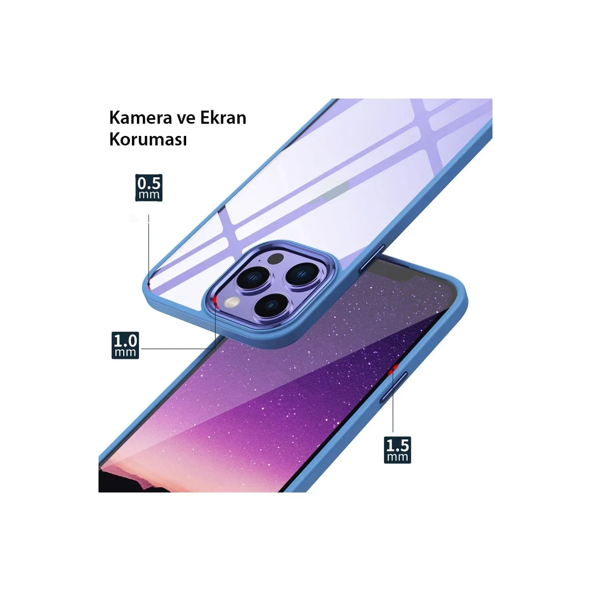 Apple iPhone 14 Pro Max Kılıf Power Silikon - Koyu Yeşil görsel 7