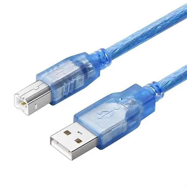 Fully G-534DB Şeffaf Mavi 3 Metre Usb Yazıcı Kablosu görsel 5