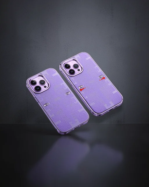 Apple İphone 13 Pro Kılıf Mekanik Bumper Kapak - Derin Mor