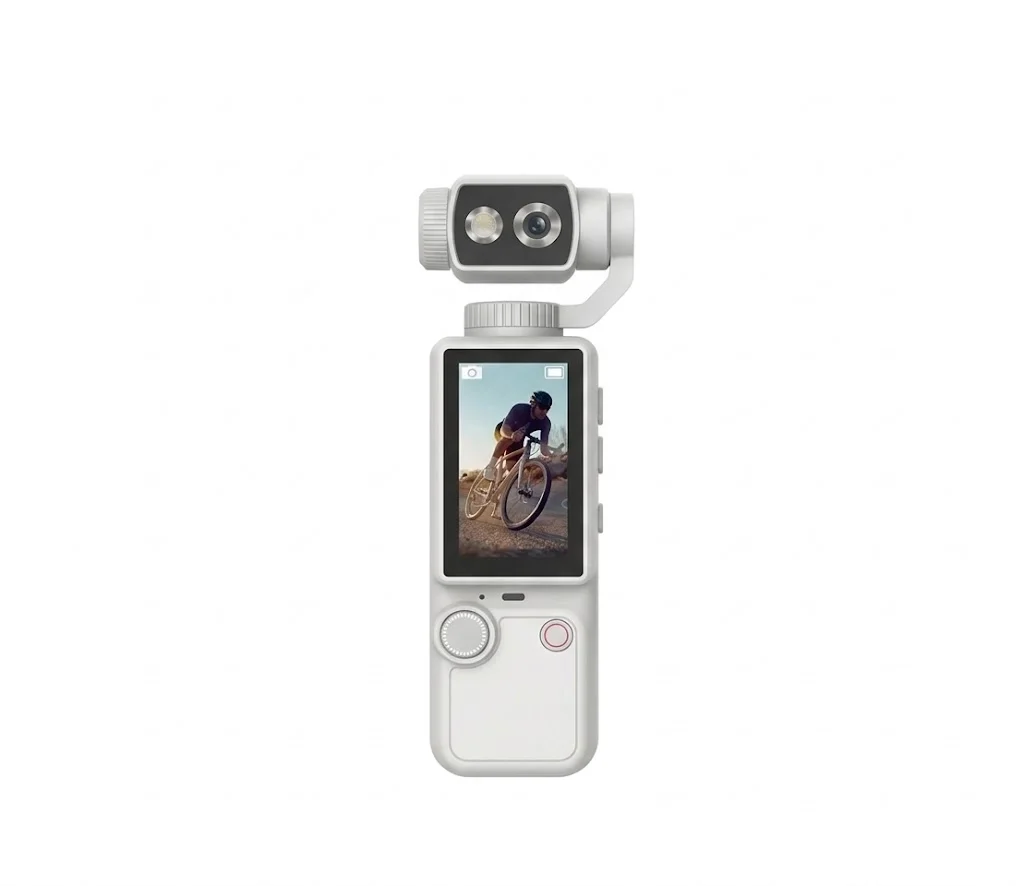 Q8 4K Ultra HD Taşınabilir Vlog Spor Ve Aksiyon Kamerası 2.0’’ Döndürülebilir IPS Ekran Beyaz