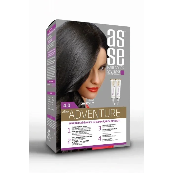 Saç Boya Seti 50 + 50 ml - 4.0