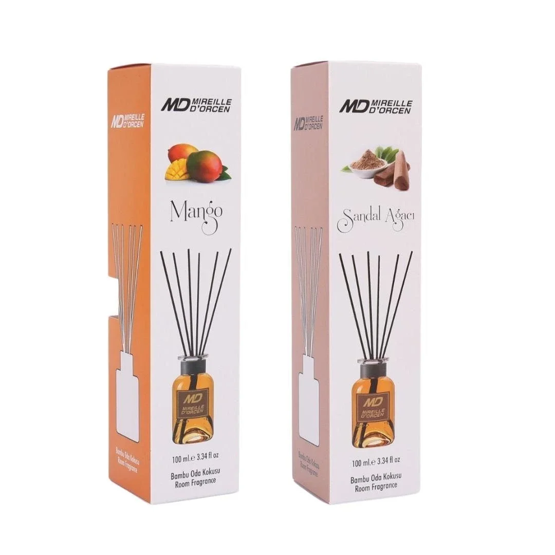 100 ml Yuvarlak Şişe Bambu Oda Kokusu