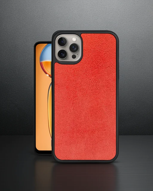 Apple İphone 14 Pro Max Kılıf Aras Deri Kapak - Kırmızı