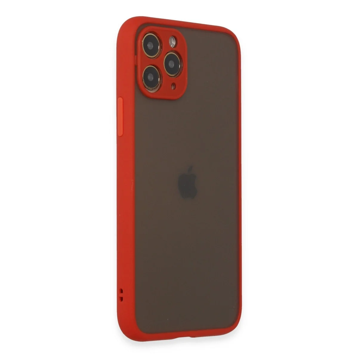 Apple İphone 11 Pro Kılıf Montreal Silikon Kapak - Kırmızı görsel 2