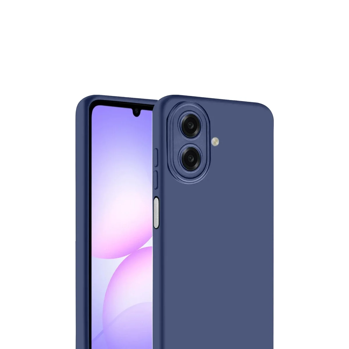 Samsung Galaxy A07 4g Nano İçi Kadife Silikon - Lacivert görsel 2