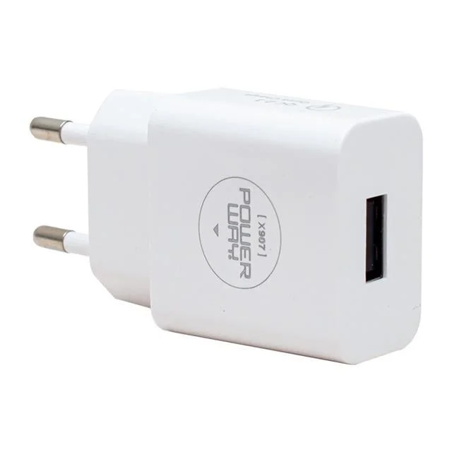 Powerway X-907 5 Volt 2000 mA Hızlı Şarj Başlık Adaptörü - iPhone Kablo görsel 2