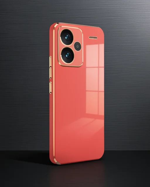 Xiaomi Redmi Note 13 Pro Plus Kılıf Volet Silikon - Kırmızı