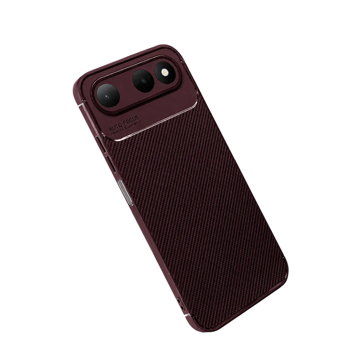 Tecno Spark 50 5g Auto Focus Karbon Kapak - Bordo görsel 2