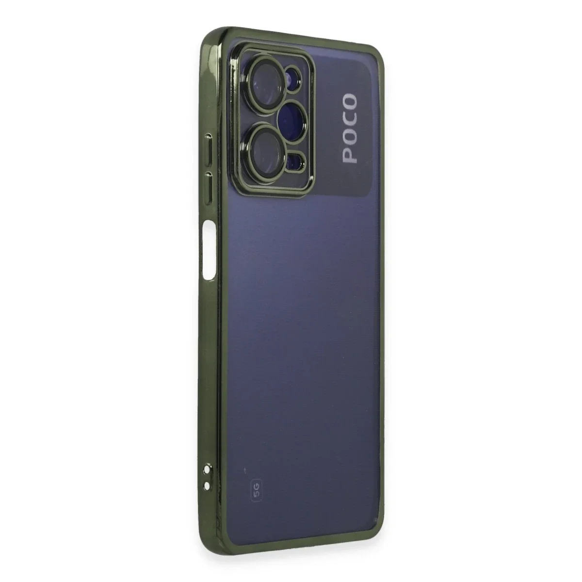 Xiaomi Poco X5 Pro 5G Kılıf Razer Lensli Silikon - Yeşil görsel 2