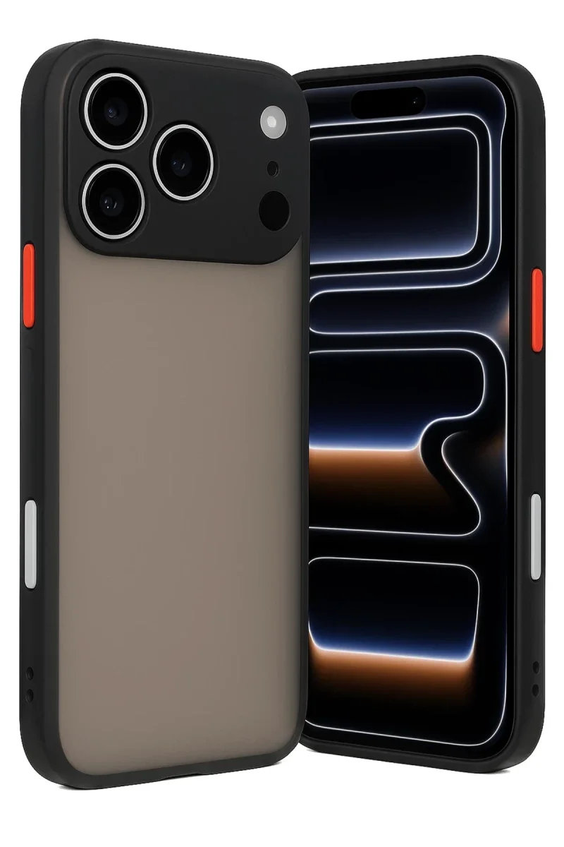 Apple iPhone 17 Pro Max Kılıf Montreal Silikon Kapak - Siyah