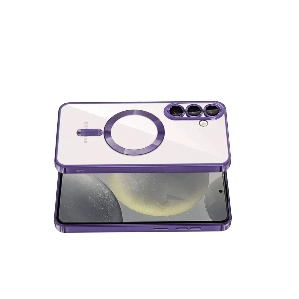Samsung Galaxy S26 Kross Magneticsafe Kapak - Mor görsel 3