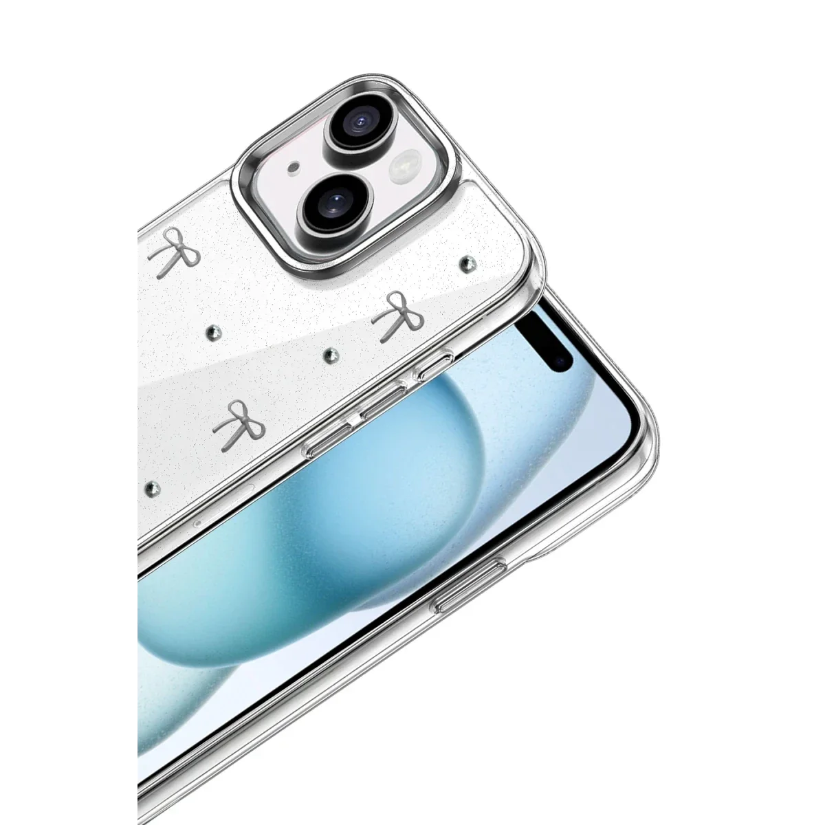 Apple iPhone 15 Fiyonk Desenli Kapak - Desen 5 görsel 2