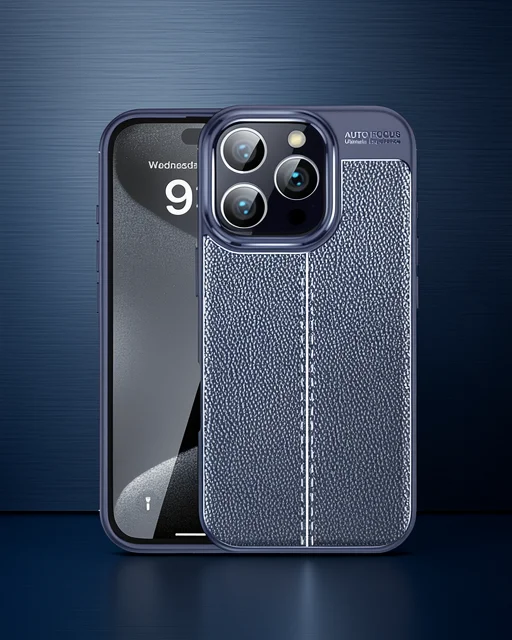 Apple İphone 16 Pro Kılıf Auto Focus Kapak - Lacivert