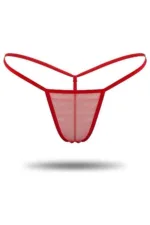 Kırmızı  Tül String Tanga TM1115