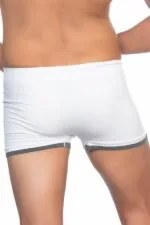 Beyaz MI Emay 2104 Soft Erkek Boxer - Görsel 2