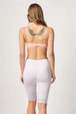 Beyaz MI Emay 3004 Soft Uzun Paça Dantel Boxer - Görsel 3