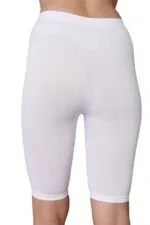 Beyaz MI Emay 3856 Soft Kapri Tayt - Görsel 2