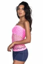 Pembe MI Emay 5034 Büstiyer Atlet Korse - Görsel 3