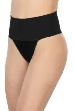 Siyah MI 2048 Seamless Çift Renk String Korse