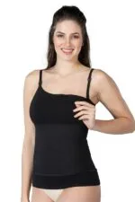 Siyah MI Emay 1402 Modal Cotton Emzirme Atlet Korse
