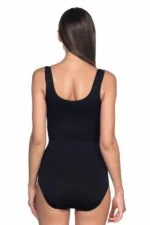 Siyah MI Emay 1924 Soft Kalın Askıllı Çıtçıtlı Body - Görsel 3