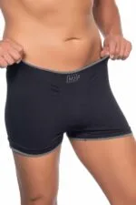 Siyah MI Emay 2104 Soft Erkek Boxer - Görsel 2