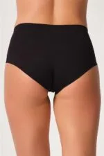 Siyah MI Emay 2702 Lazer Kesim Toparlayıcı Mama Slip Korse - Görsel 2