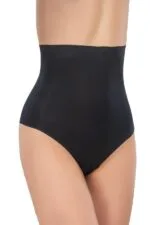 Siyah MI Emay 2720 Lazer Kesim String Hayalet Korse - Görsel 2