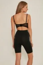 Siyah MI Emay 3005 Soft Uzun Paçalı Boxer Korse - Görsel 5