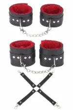 Siyah Kırmızı Harness Aksesuar Set - Görsel 2