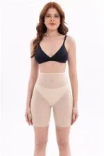 Ten MI EMAY 2705 Lazer Tül Toparlayıcı Paçalı Boxer Hayalet Korse - Görsel 2