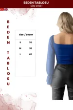 Kadın Büzgülü Ve Şık Tasarım Bluz - Görsel 5
