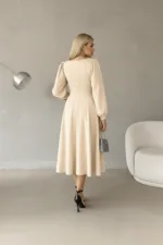 Kadın Spor Şık Tasarım Midi Elbise - Görsel 4