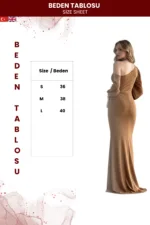 Kadın Omuz Açık İthal Şık Modern Elbise - Görsel 5
