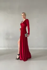 Kadın Casual Uzun Kol Elbise - Görsel 2