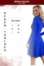 Kadın Rahat Kesim Modern Elbise - Görsel 5