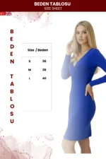 Kadın Yalın Tasarım Ofis Elbise - Görsel 5