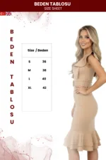 Kadın Şık Ve Modern Balık Elbise - Görsel 5