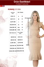 Kadın Şık Ve Modern Balık Elbise - Görsel 6