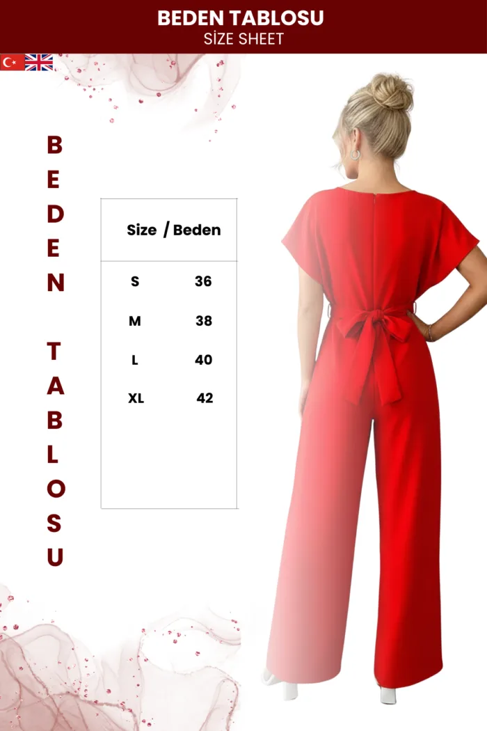 Kadın Bol Paça Modern Yaşam Tulum - Görsel 4