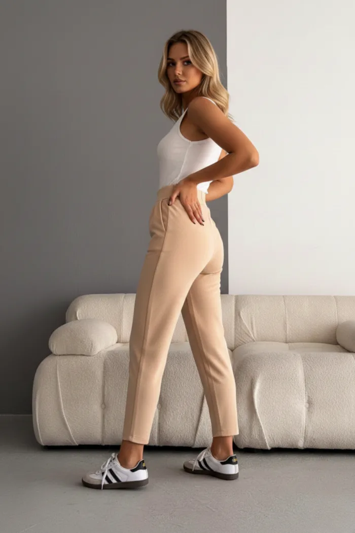 Kadın İthal Krep Trend Pantolon - Görsel 3