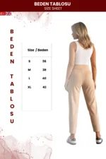 Kadın İthal Krep Trend Pantolon - Görsel 5