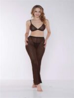 Siyah Sütyen Pijama Takımı - Görsel 3