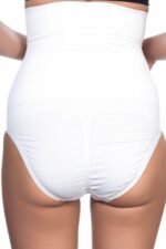 Beyaz Yüksek Bel Double Slip Korse - Görsel 3